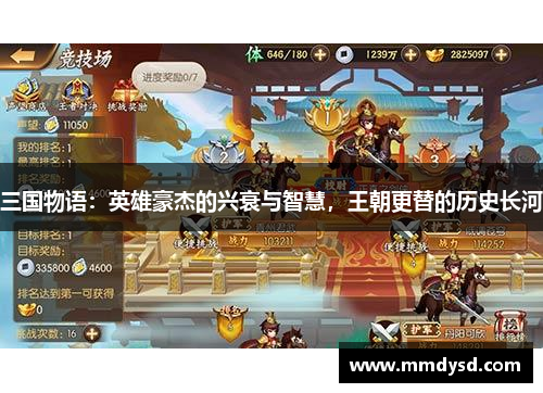 三国物语：英雄豪杰的兴衰与智慧，王朝更替的历史长河